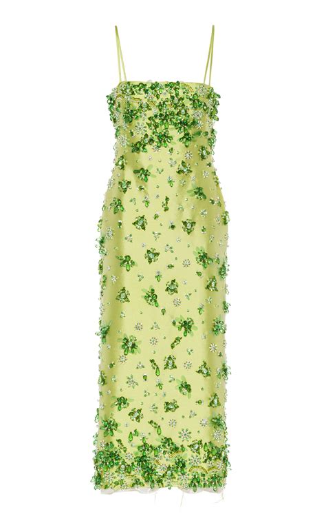 miu miu green dress